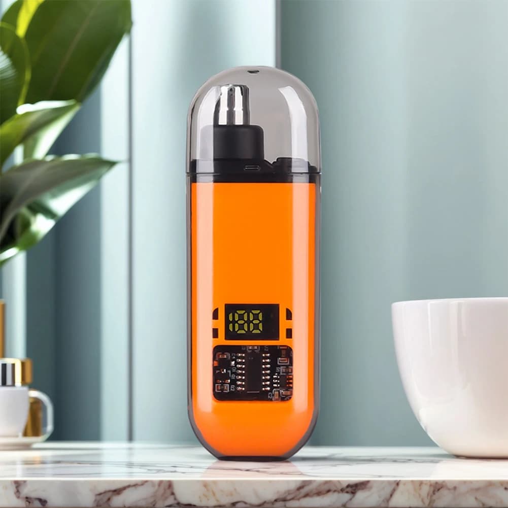 Tagliacapelli portatile per naso, viso, sopracciglio, barba, rasoio elettrico indolore per naso, orecchie, USB C ricaricabile per i viaggi