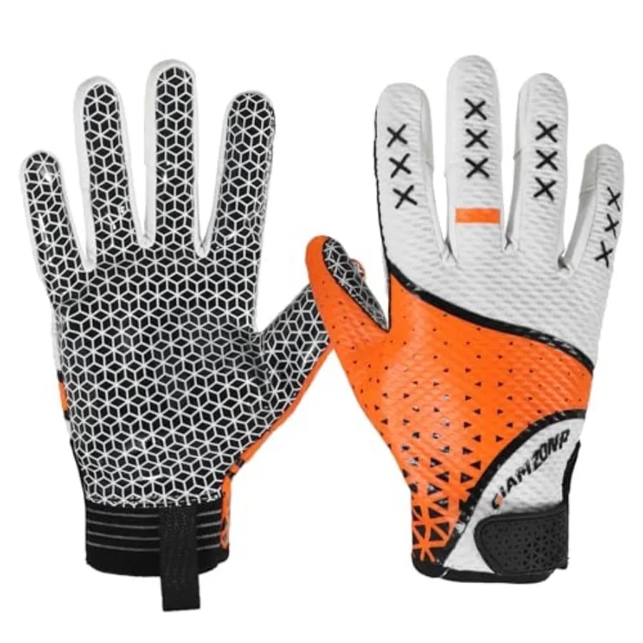 Mens Football Gloves Adult Wide Receiver Sticky Gloves