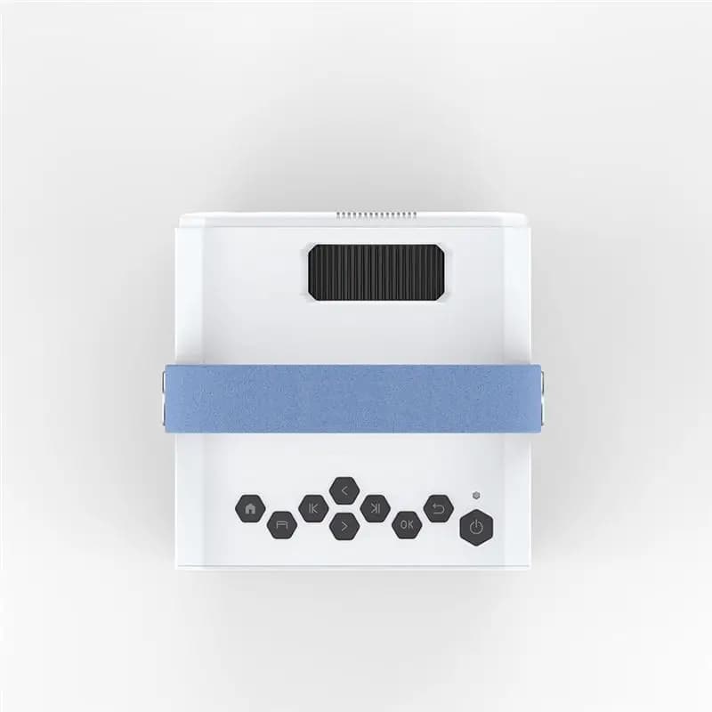 *X07A Mini proiettore Home Theater HD Proiettore con messa a fuoco automatica Proiettore per telefono cellulare Proiettore portatile per esterni Spina americana
