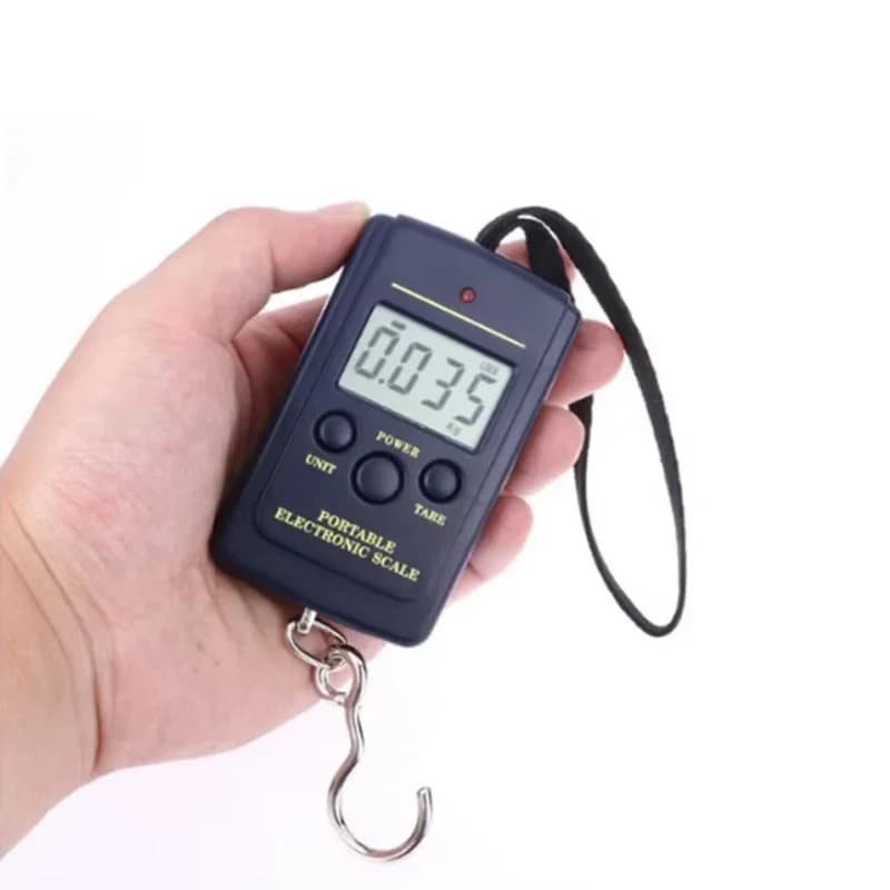 Hanging Hook Digital Electronic Scale 40kg Mini without Backlight Bubble Bags for Fishing Travel Luggage Kitchen Weighing