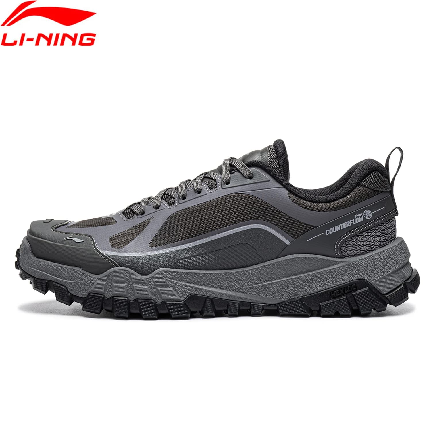 Li-Ning Unisex CLC TRAMP 2 Outdoor Casual Shoes BOOM Cushioning City & Trail Walking Shoes LiNing Lightweight Sneakers AHCW003