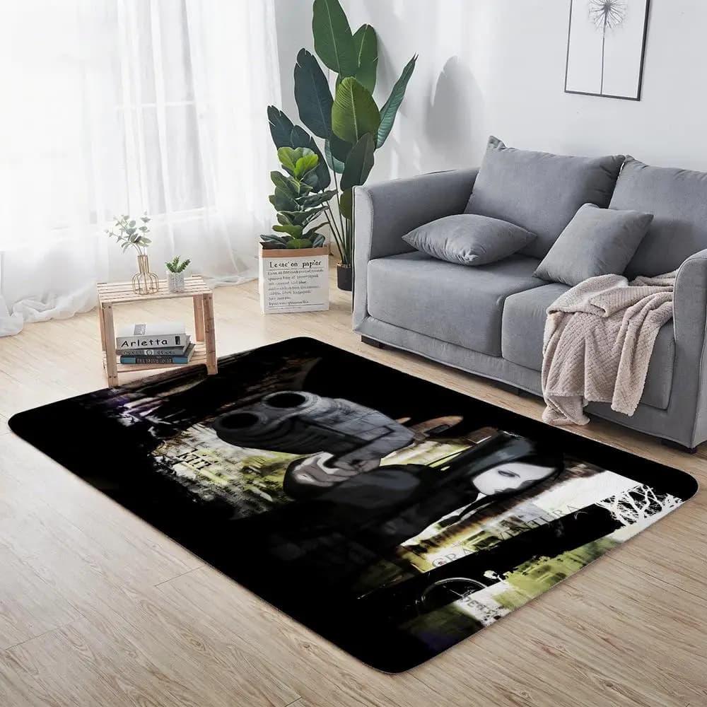 Anime E-Ergo ProxyS Floor Mat Eco Flannel Doormat Non-Slip Odorless Indoor Soft Short Plush Floor Rug