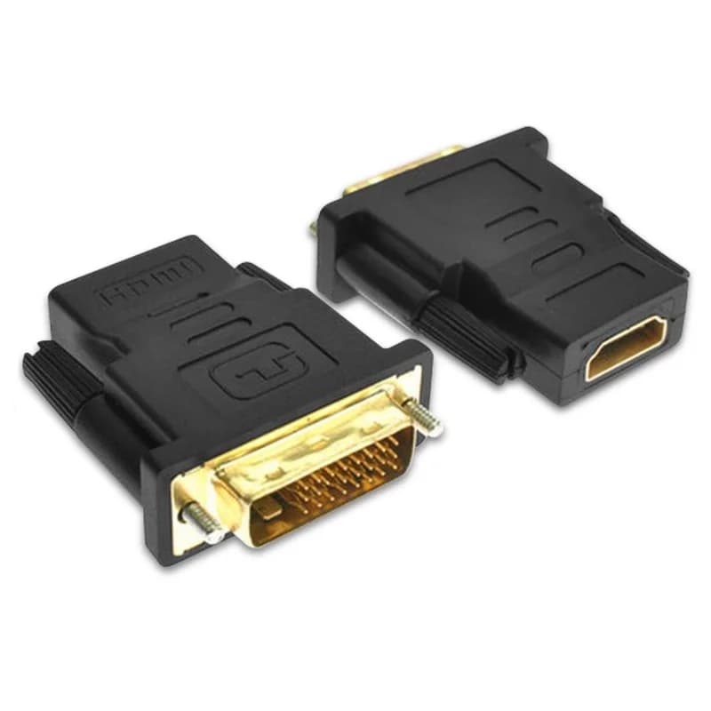 Cavo Adattatore Convertitore DVI a HDMI e da HDMI a DVI, Connettore Bidirezionale Maschio-Femmina per Proiettore, Laptop, TV Box