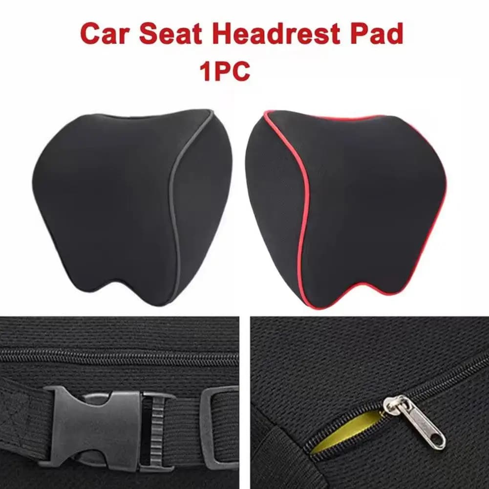 Cuscino poggiatesta per auto in memory foam, supporto per il collo, comfort per viaggi a lunga guida, cuscino per seggiolino auto per alleviare il dolore cervicale automatico