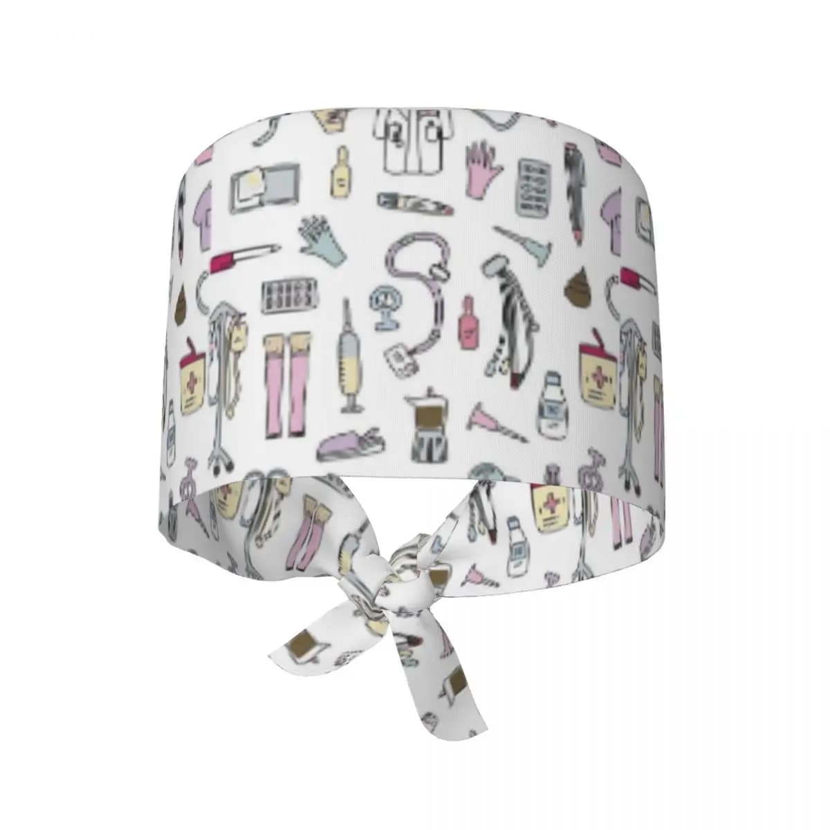 Enfermera En Apuros Infermiera Medico Dottore Controllo dei denti Berretti chirurgici Lab Doctor Spa Cappelli da lavoro Berretto Moda Uomo Donna Berretto per la pulizia