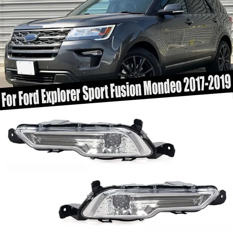Per Ford Explorer Sport Fusion Mondeo 2017 2018 2019 Auto LED paraurti anteriore fendinebbia DRL lampada di guida diurna accessori per Auto