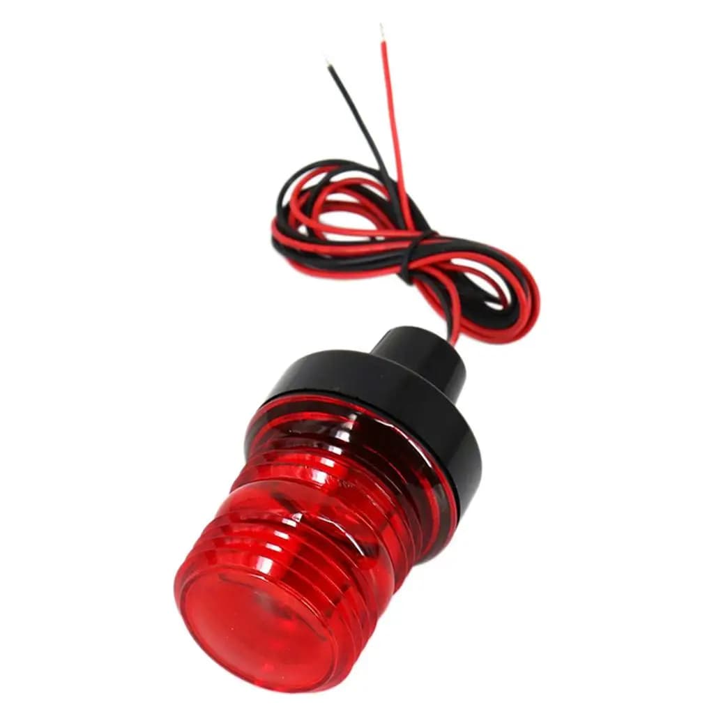 Segnale di avvertimento a vela Lampada da navigazione a LED impermeabile a 360 gradi per ancoraggio per barche da sci nautico