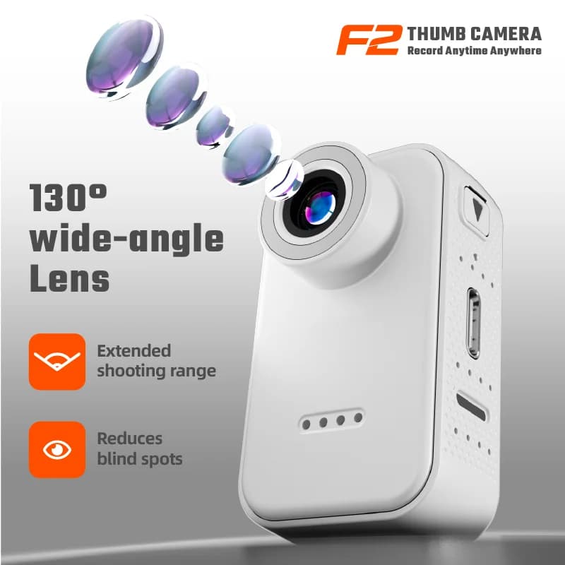 Telecamera da dito 1080P con supporto magnetico, telecamera per esterni, action cam, videocamera per vlog, video 1920x1080P per ciclismo, escursionismo, passeggiate