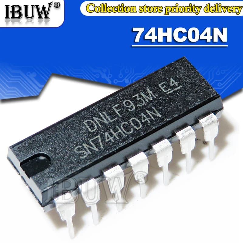 10 PZ SN74HC04N DIP14 74HC04N SN74HC04 74HC04 DIP IC integrato