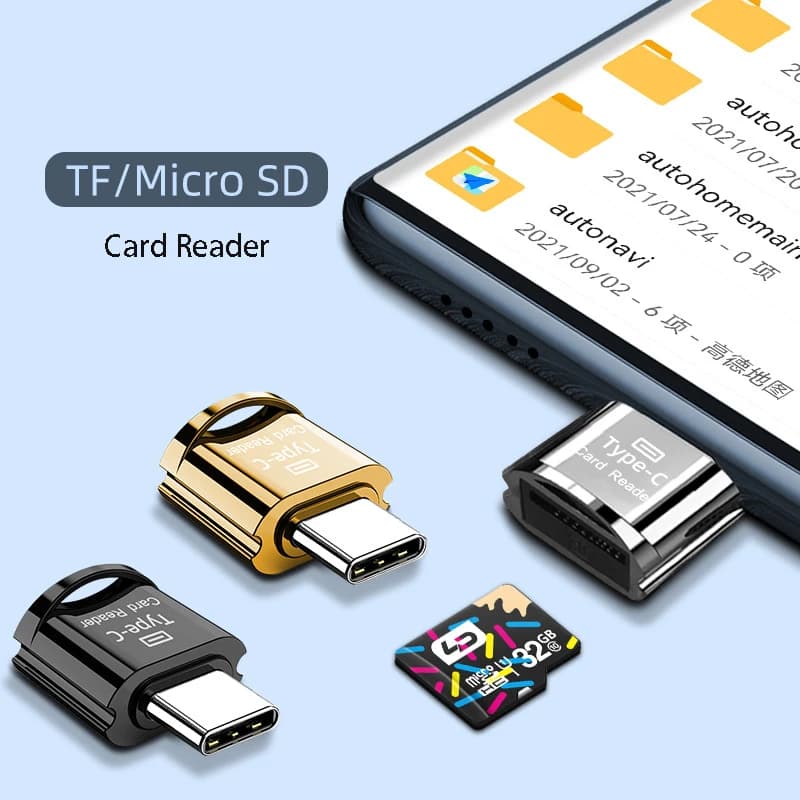 Tipo C Micro USB SD TF Card Reader Phone Tablet Data Viewer convertitore esterno per Macbook Notebook Laptop Memory Card Adapter