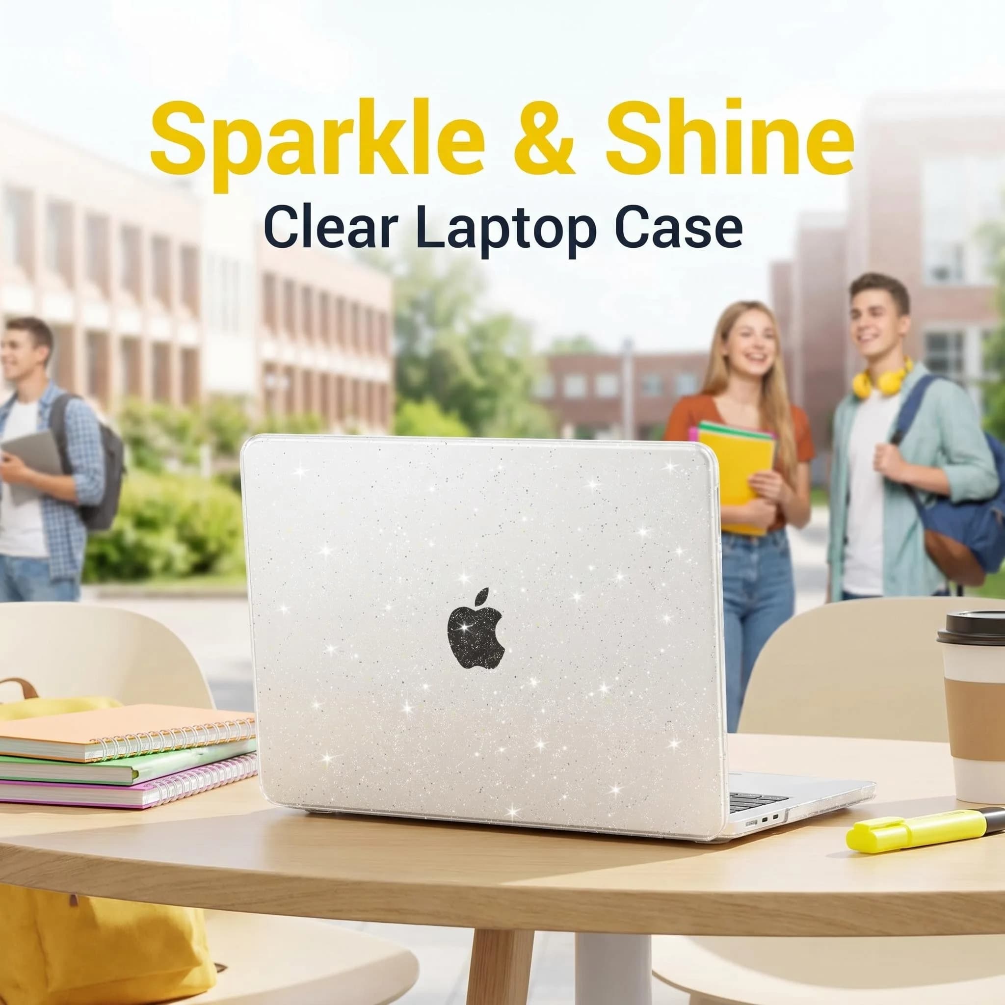 Custodia per Laptop 2026 per MacBook Neo 13 pollici A3404, Ultra Sottile Glitterata, Vari Colori, Protettiva e Leggera, per Notebook