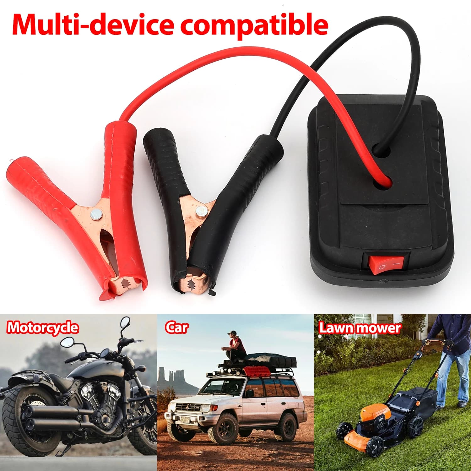 Adatto per batteria Makita Convertitore batteria di emergenza 12-24V Avviatore di emergenza per batteria al litio per auto e moto