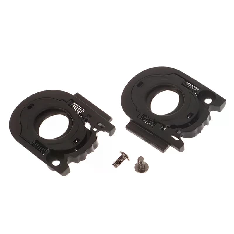 Kit di Sostituzione Base Visiera per Casco Moto con Viti, Facile Installazione, Adattatore Meccanismo Laterale per Caschi Integrali