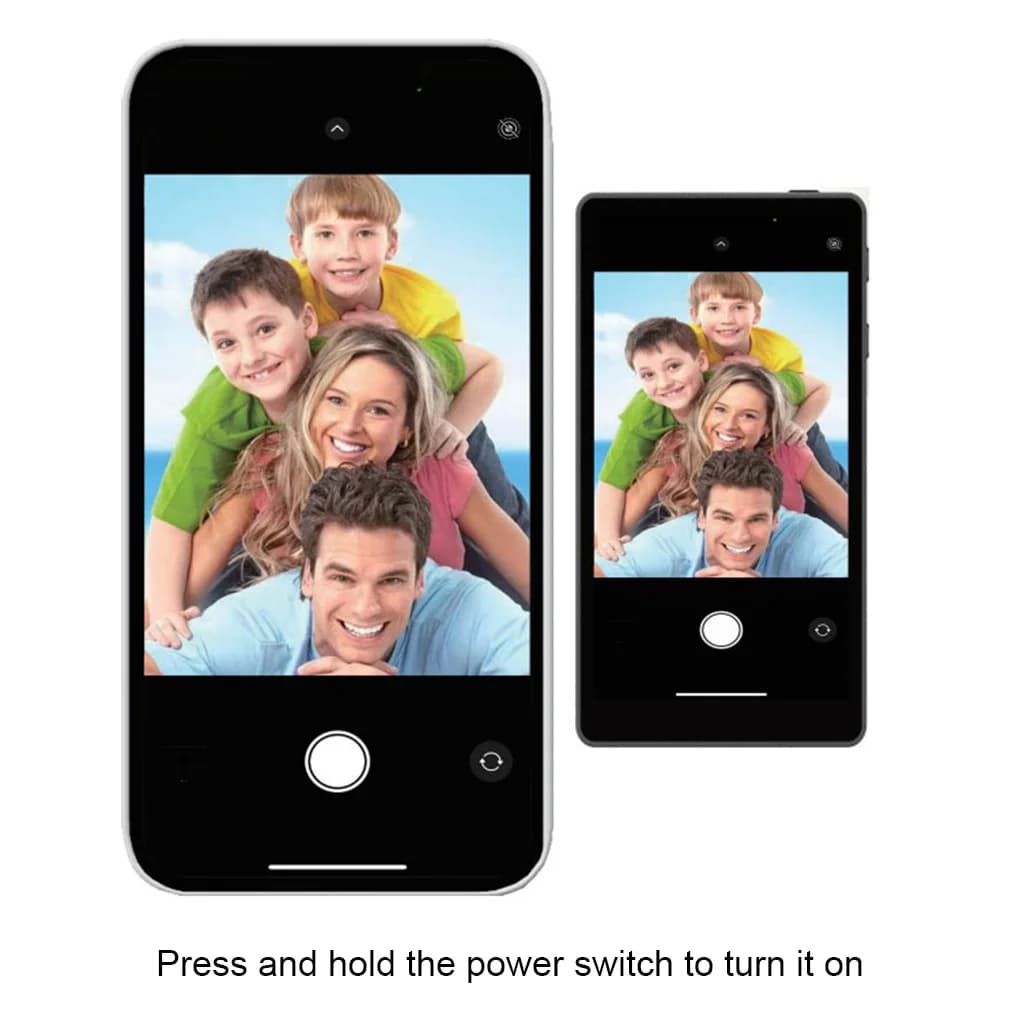 Schermo magnetico posteriore per selfie per smartphone iPhone e Android, per vlog, selfie, live, proiettore con telecomando wireless.