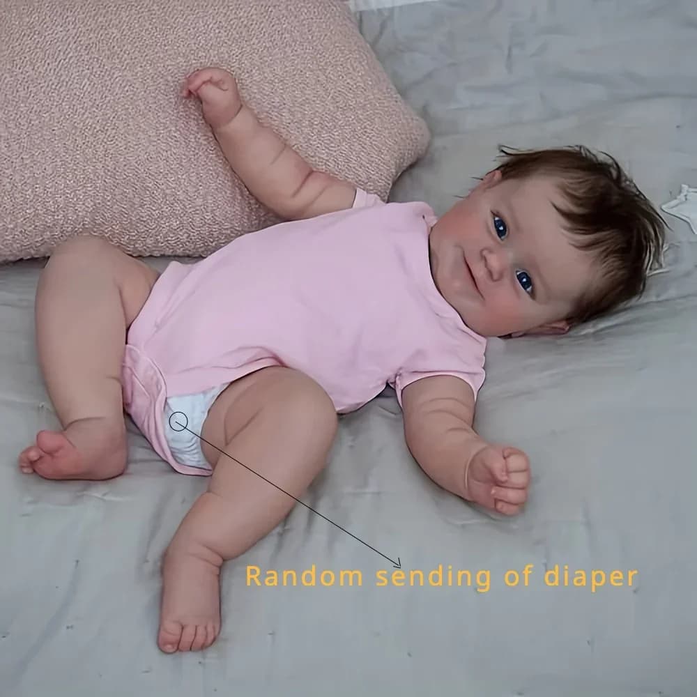 BZDOLL realistico 50cm morbido Silicone Reborn Baby Doll 20 pollici vivo neonato Bebe Lovely Dress Up Toy regalo di compleanno per bambini