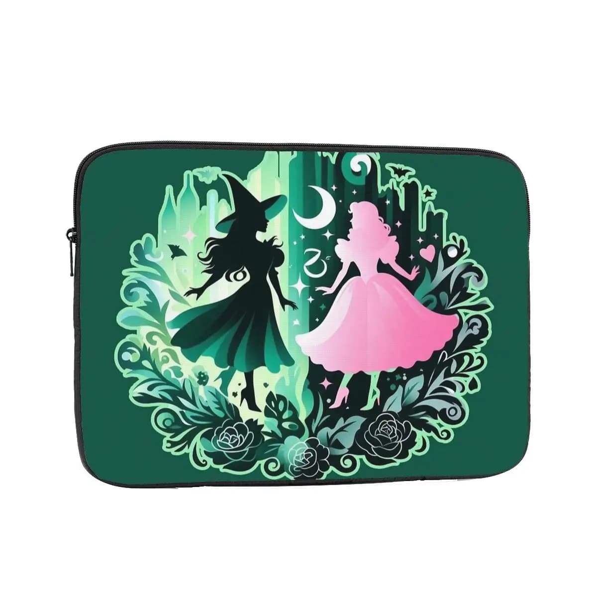 Wicked Elphaba & Glinda 12 13 15 17 pollici Borsa per laptop Custodia per notebook Custodia per film Custodia antiurto