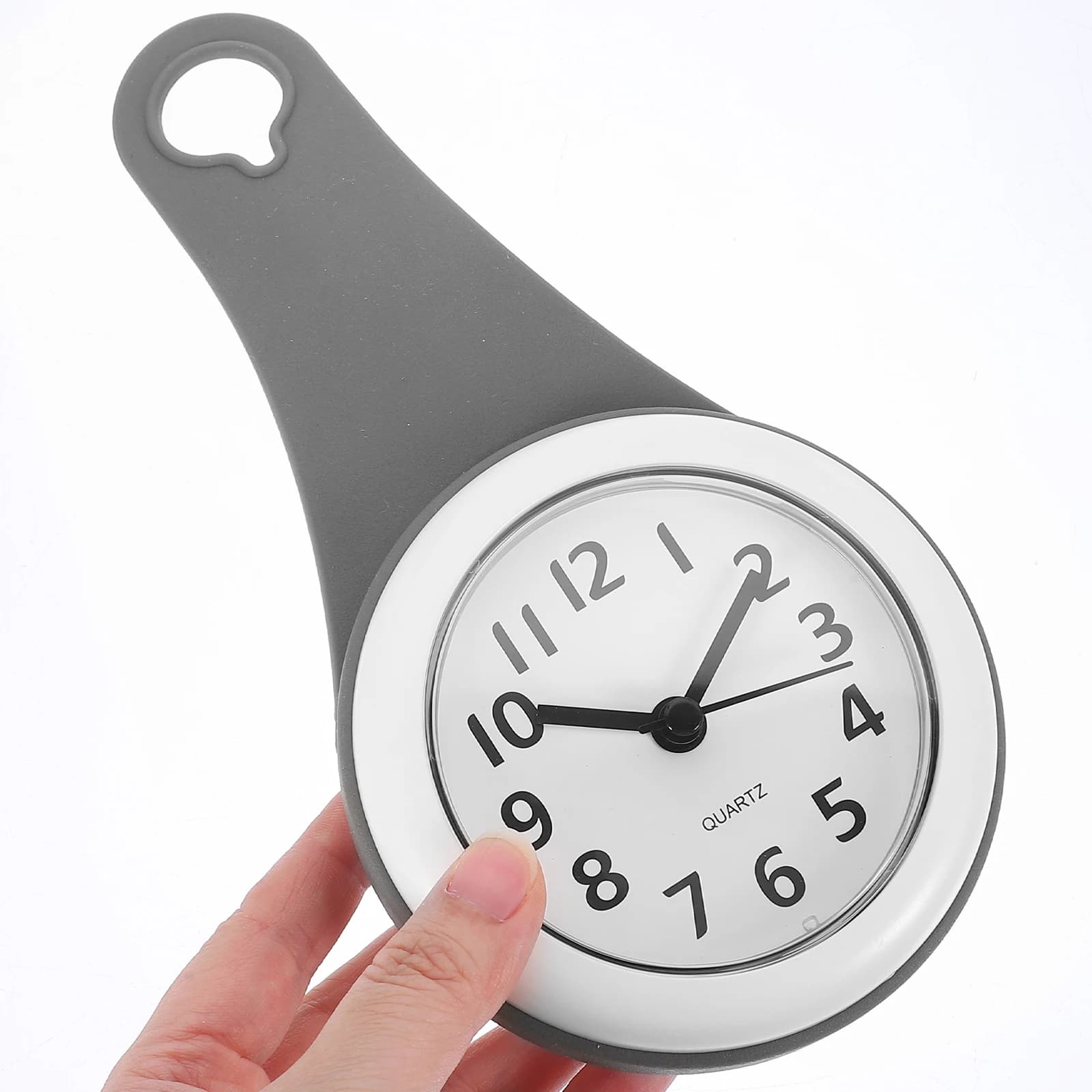 Orologio da parete a ventosa Bagno Doccia Allarme impermeabile Timer digitale Muto Silenzioso Vanity Desk Cucina Orologio Decor Accessorio