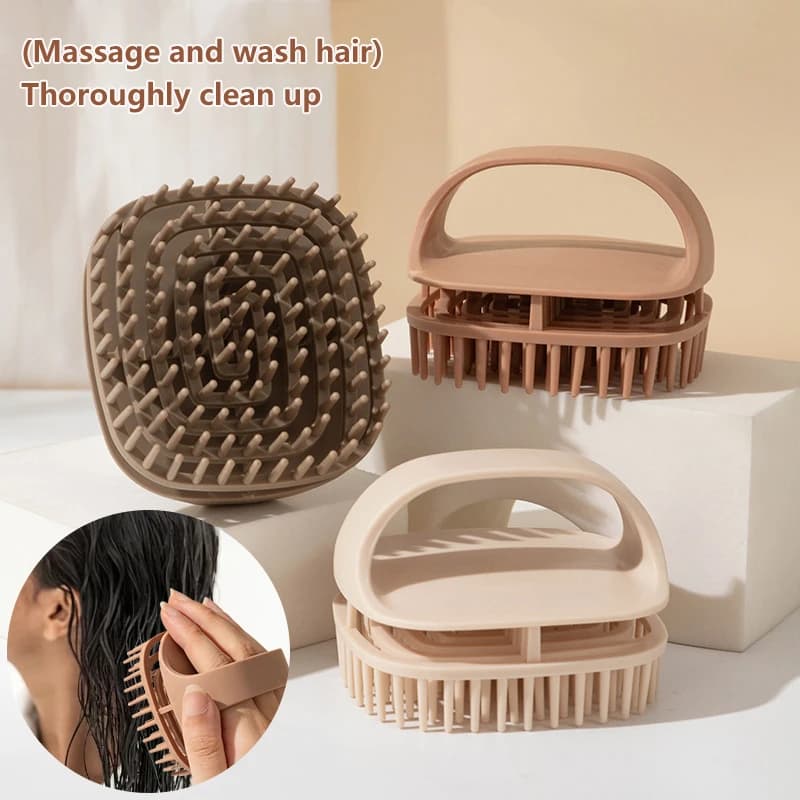 Shampoo Brush Bath Massage Scalp Comb Clean The Scalp Household Dandruff Bath Brush Salon Hairdressing Tool.