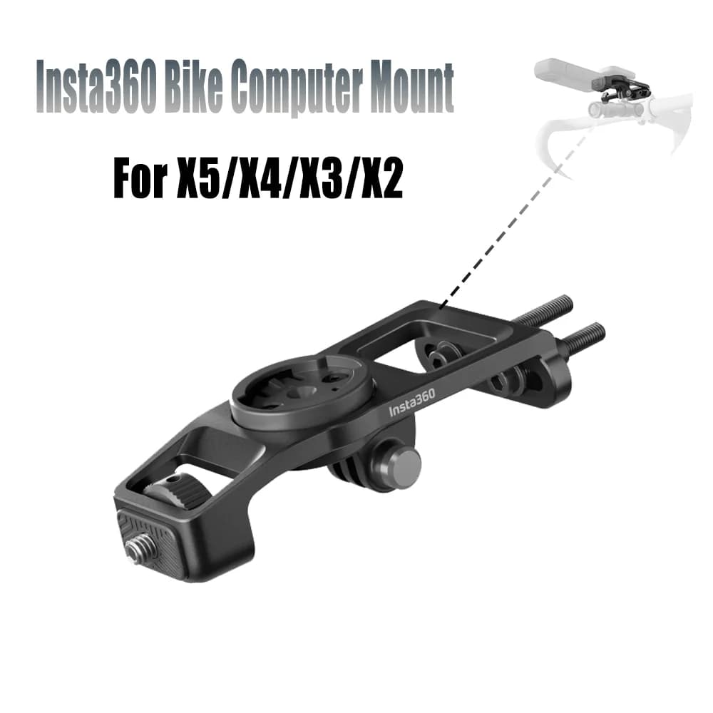 Supporto per Computer da Bicicletta Originale per Insta360 X5, Compatibile con Insta360 Ace/AcePro2 X4/X4AIR/X3/GO 3S/ONE RS, Supporto per Cronometro da Bici