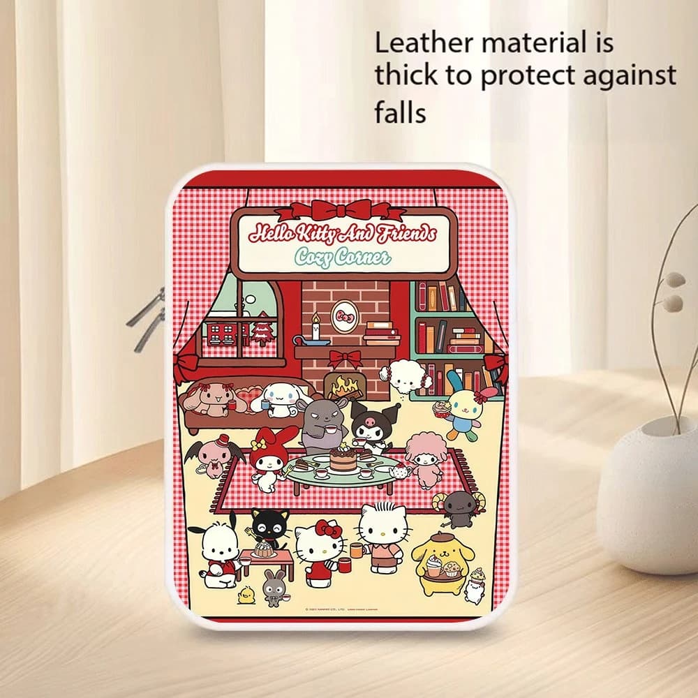 Nuova Borsa per Laptop con Simpatici Personaggi Cartoon Hello Kitty e Kuromi, 10 11 12 13 14 15 Pollici, in PU, per Macbook Air Pro Huawei, Custodia Interna, Regalo