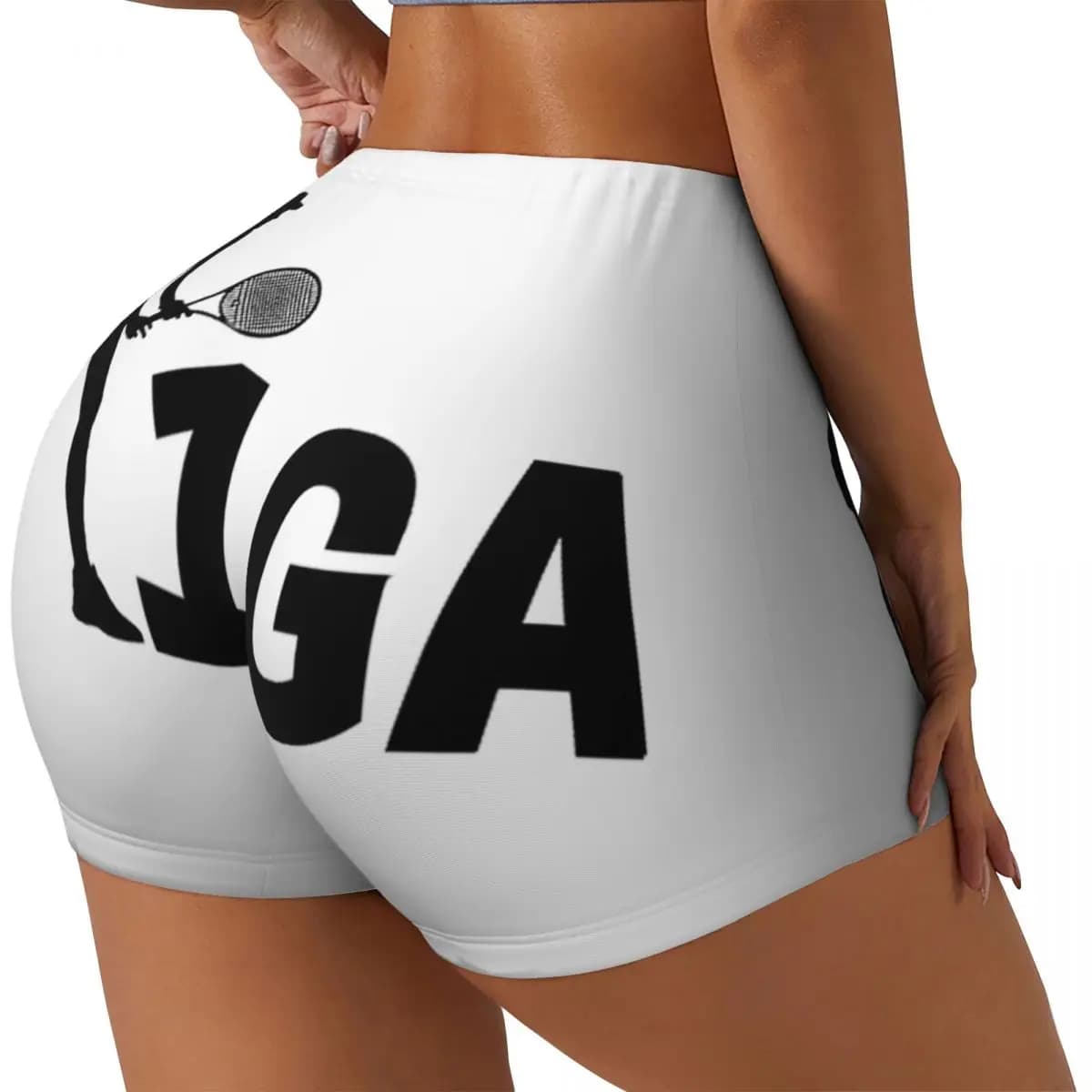 Personalizzato Iga Swiatek 1GA Iga Swiatek Team Donna Palestra Allenamento Pantaloncini da corsa Pantaloncini da yoga per motociclisti da pallavolo atletico