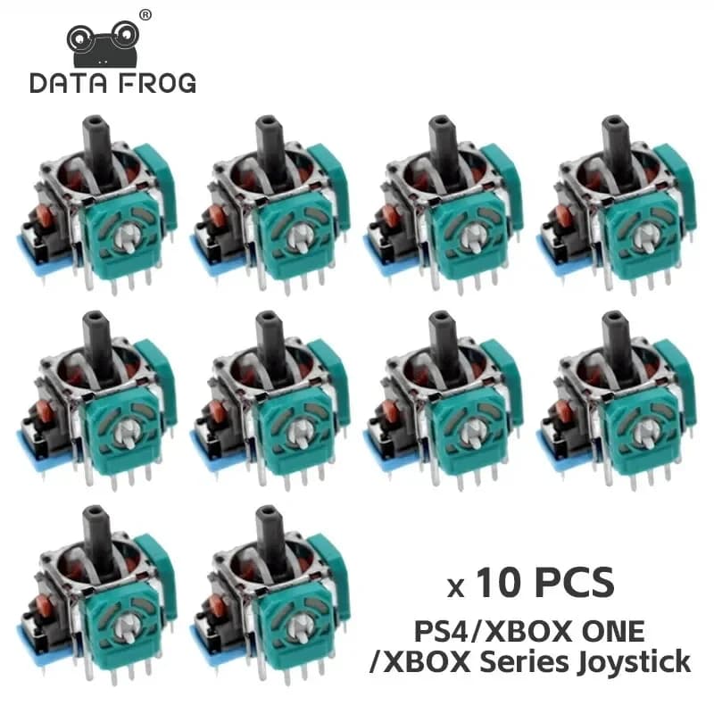 DATA FROG Joystick Analogico 3D di Ricambio - Parti di Riparazione Thumbstick Accessori per Controller PS5/PS4/Switch Pro/Xbox One