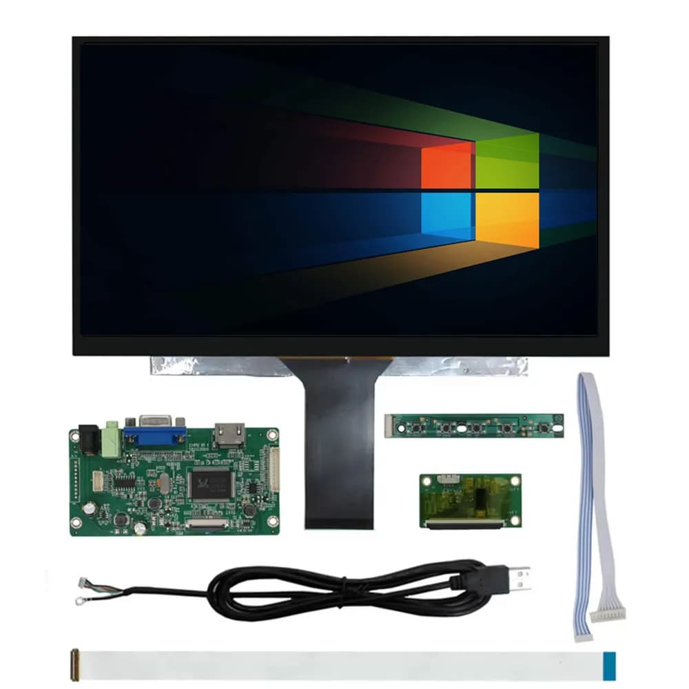 11.6 Inch 1366*768 Portable Monitor LCD Screen Driver Card Multi-touch Screen For Laptop Raspberry Pi