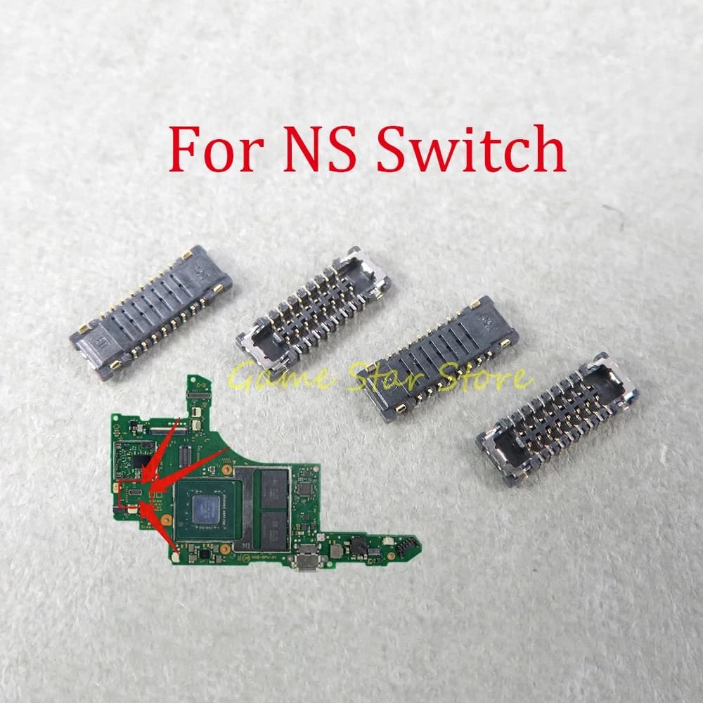 50 Pezzi di Ricambio per NS Switch, Nuovo Connettore Originale a 16 Pin per Slot Scheda TF, Lettore di Schede Micro SD, Connettore FPC