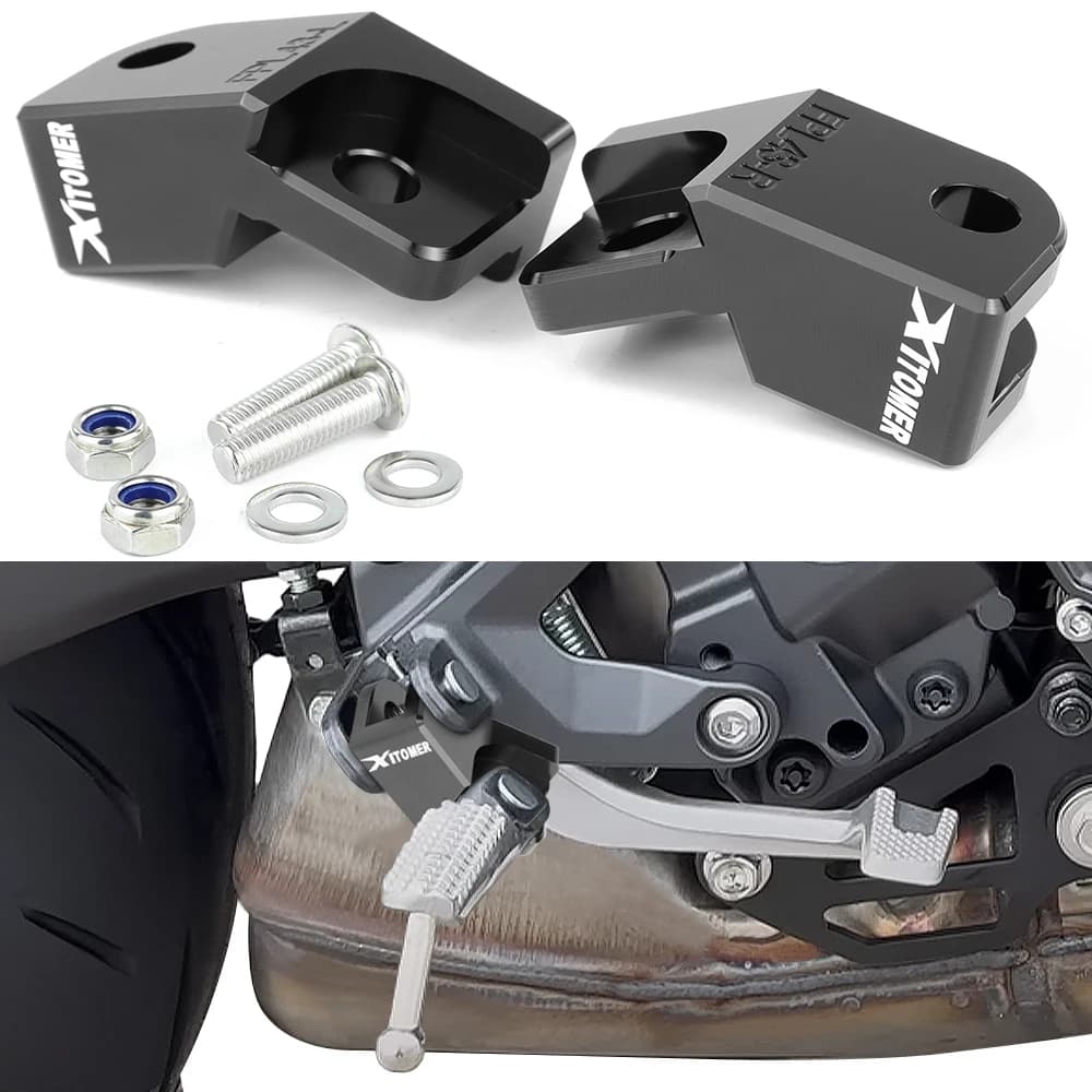 Poggiapiedi passeggero moto adatto per Yamaha MT-09 MT-09 SP MT09 2021-2025 XSR900 XSR 900 2022-2024 Staffe di abbassamento pedana