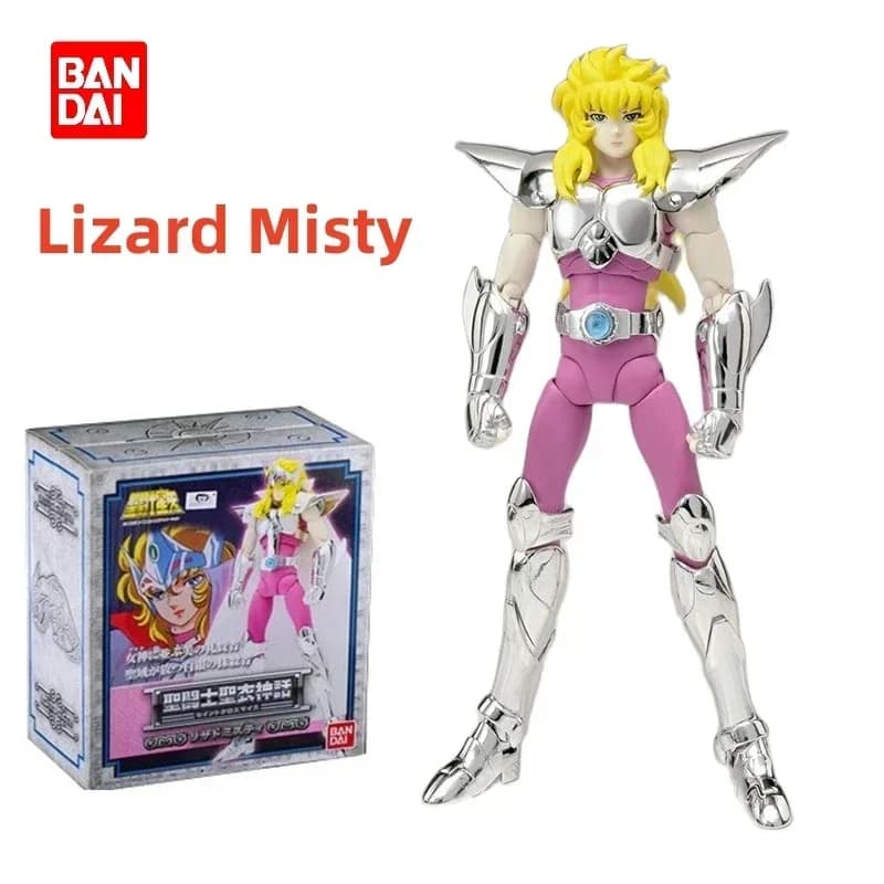 Bandai Saint Seiya Myth Cloth 1.0 Lizard Misty Sliver Saint Action Figure Modello Giocattolo da Collezione per Ragazzi - In Stock