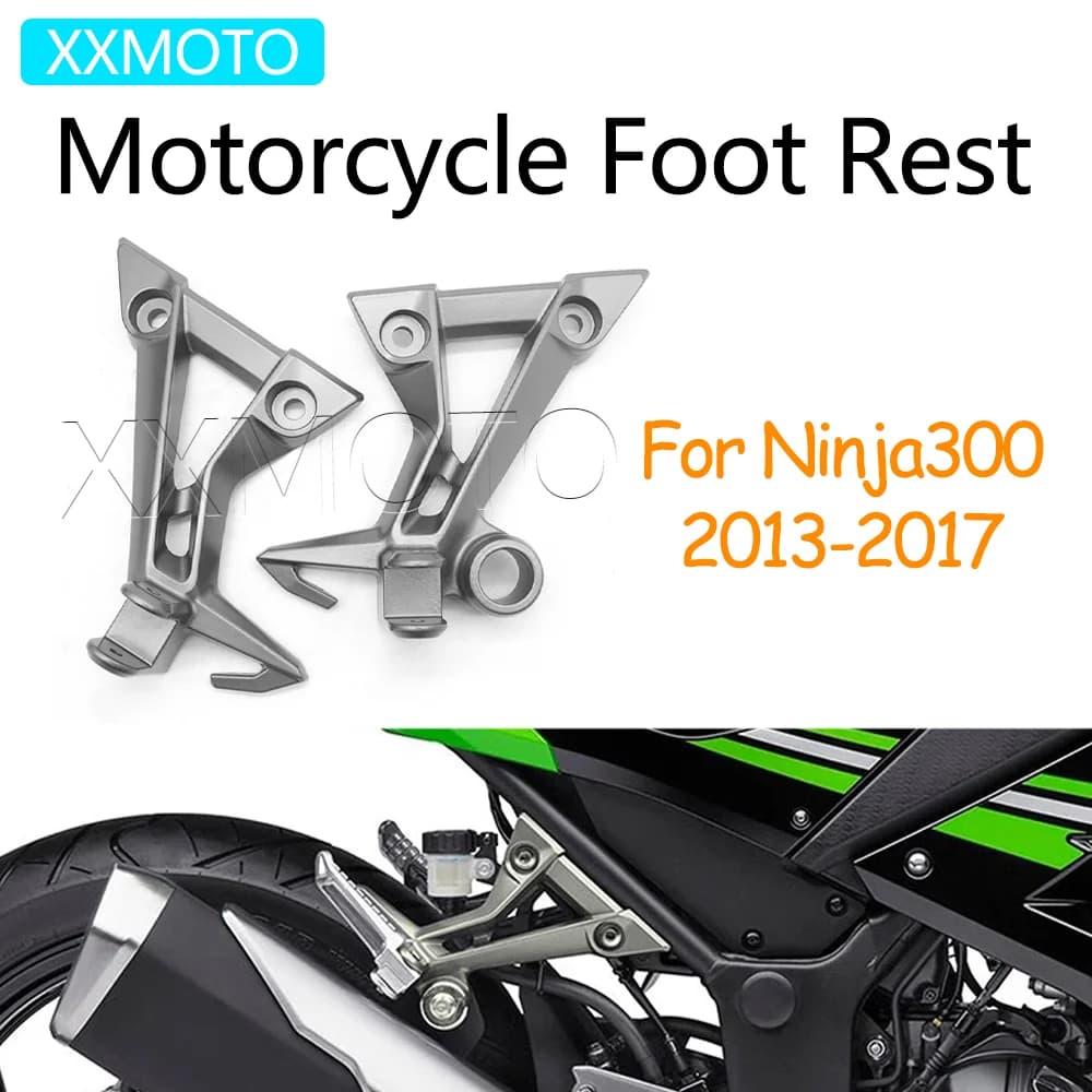 Per Kawasaki Ninja 300 Ninja300 2013 2014 2015 2016 2017 Moto Passeggero Posteriore Pedane Resto Telaio Pedane Staffa