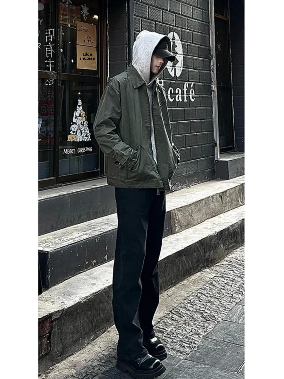 Cleanfit Elastic Straight Leg Jeans Men's Spring Autumn High Waist Extended Length American Vibe Bla Denim Pants for Taller...