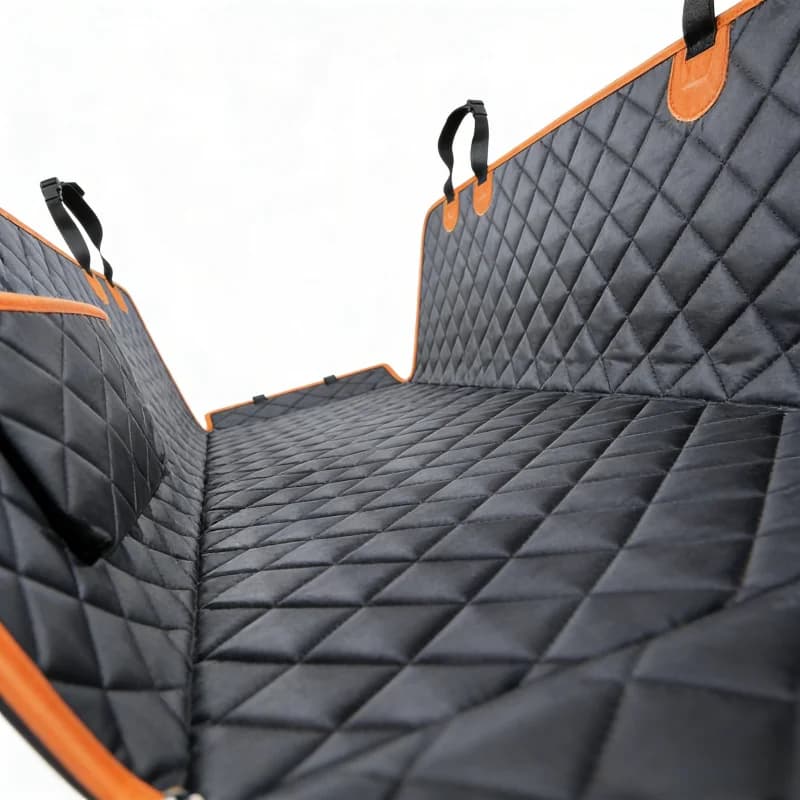 Car Rear Seat Pet Protection Mat 600D Waterproof, Scratch-Resistant, Wear-Resistant, Non-Slip Universal Seat Cover SUV Truck Dog