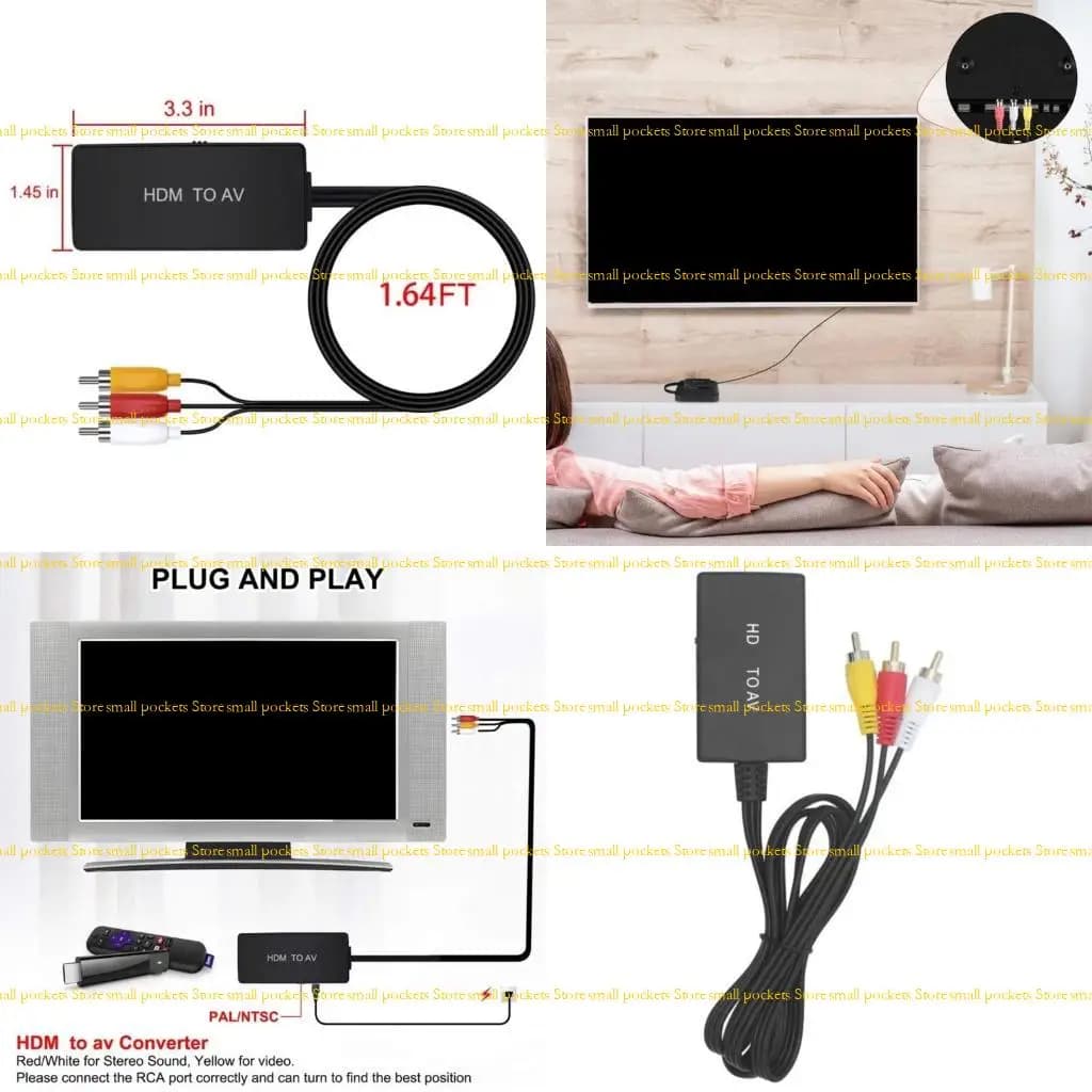 Convertitore cavo da HDTV da HDTV a 3RCA con cavo video composito cavo HDTV 3RCA