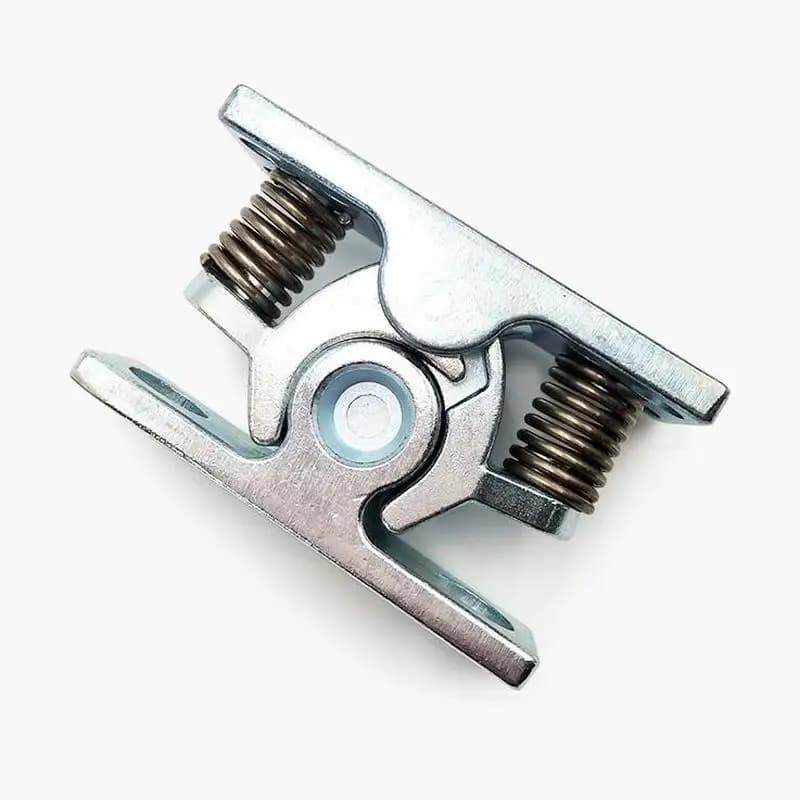 Porta a rullo a sfera pesante tocco in lega di zinco chiusura a fibbia tappo a molla in acciaio puleggia scanalatura fermo chiusure Hardware per mobili