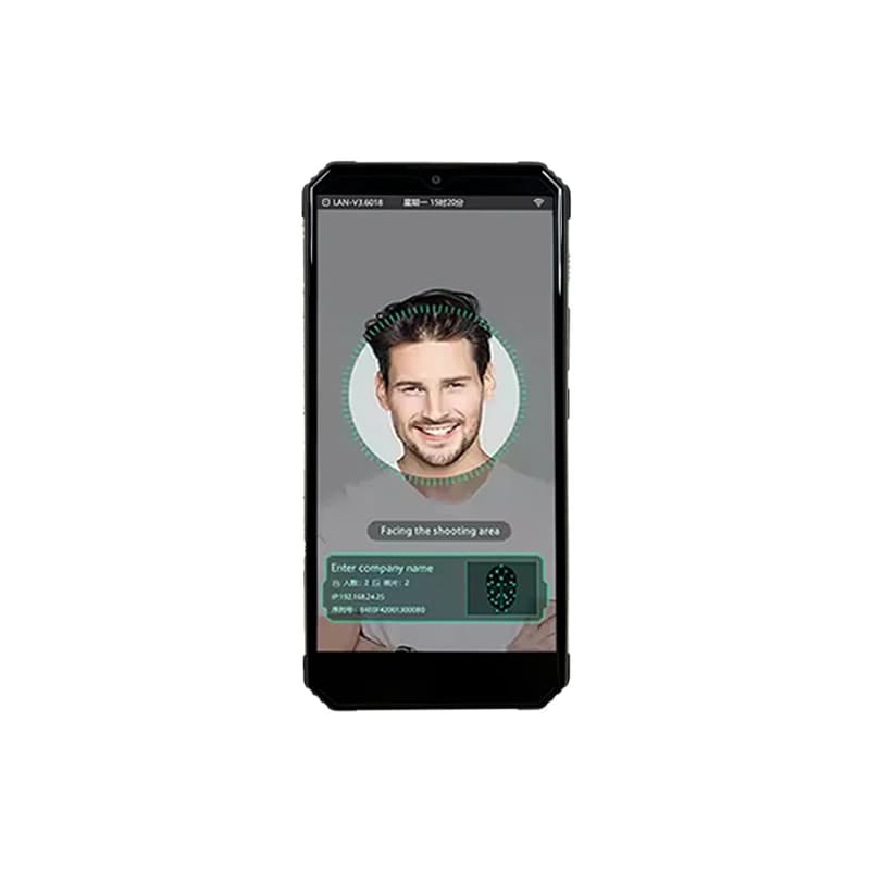 Handheld Portable Attendance Terminal Face Recognition Identity Verification Check-in Employee Statistics with IC/NFC Card 4g