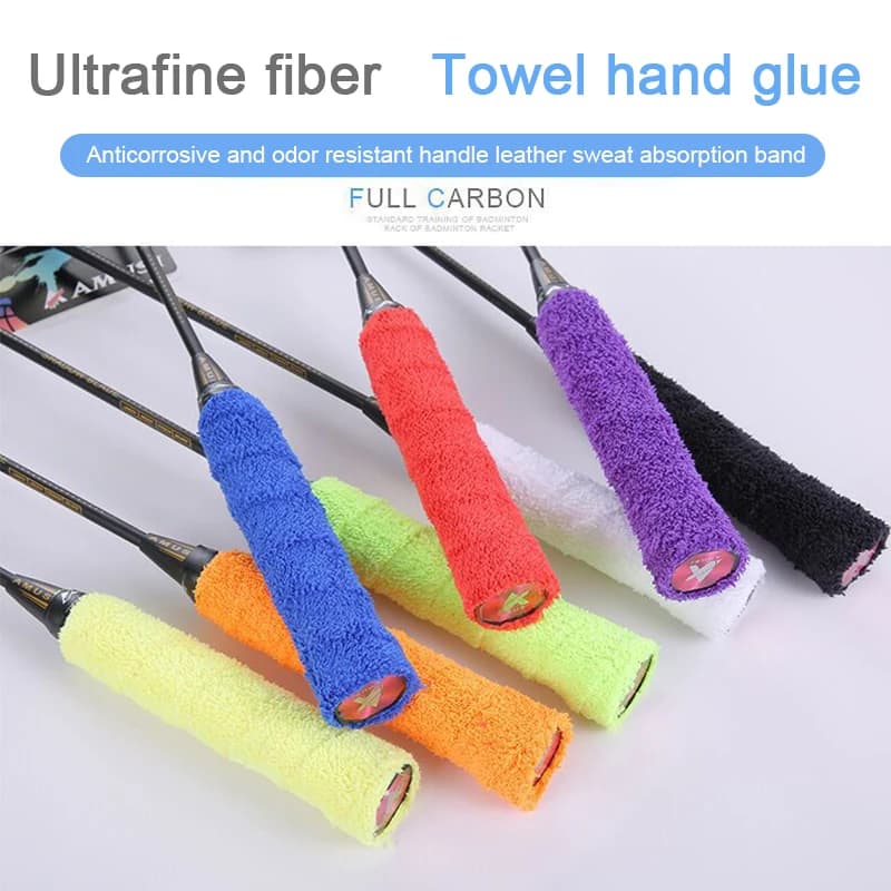 Antiscivolo traspirante Sport Over Grip Sweatband Tennis Overgrips Tape Badminton Racket Grips fascia antisudore canne da pesca fascia OverGrip
