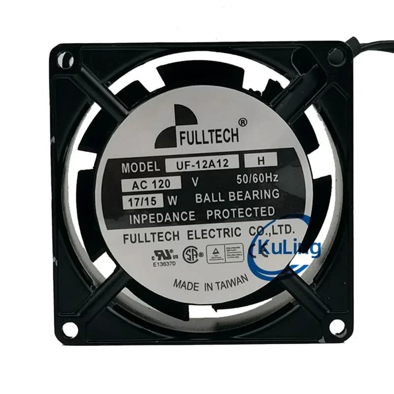 New Axial Flow Fan UF-12A12 for 120V 50/60Hz 17W 15W 8038 8CM Industrial Cabinet Cooling Fan