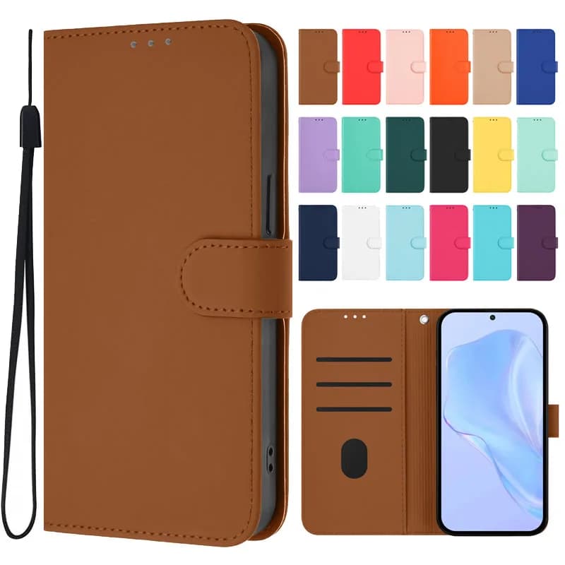 Wallet Flip Cover Phone Case For Motorola MOTO G06 G56 G66J G66Y G86 Power 5G Coque Lanyard Magnetic Buckle Skin Hand Feeling