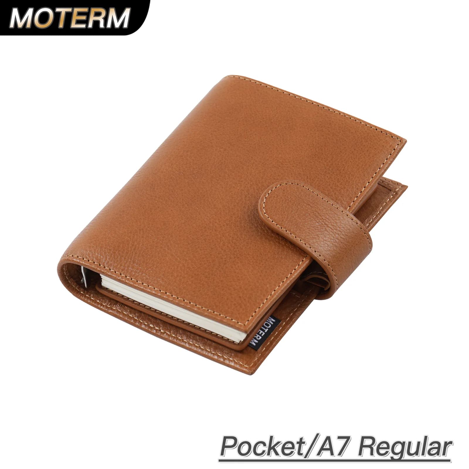 Moterm Pelle pieno fiore conciata al vegetale tascabile Regular 2.0 Anelli Planner A7 Notebook Agenda Organizzatore Diario Sketchbook