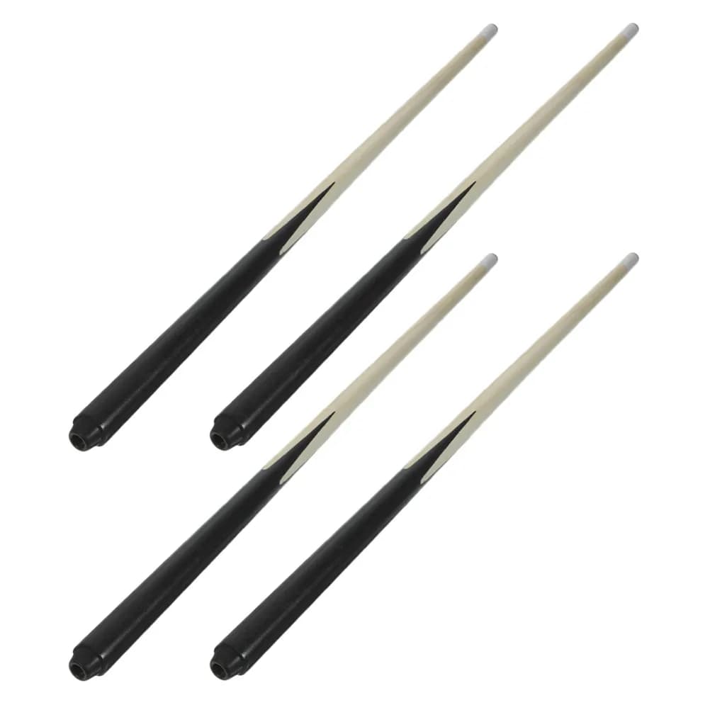4Pcs Short Pool Cue for Kids Mini Billiard Cue Stick Wood Material Portable Detachable Design Kids Practice Learning Authentic