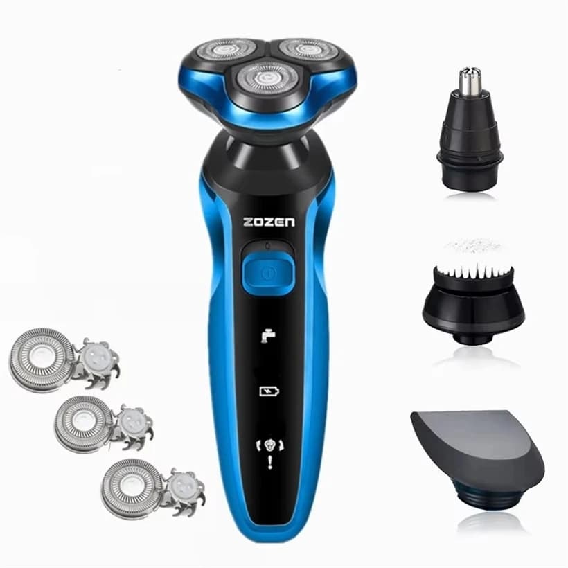 Nuovo rasoio elettrico ricaricabile rasoio elettrico macchina per la rasatura dei peli del corpo trimmer barba rasoio per uomo bagnato e asciutto impermeabile
