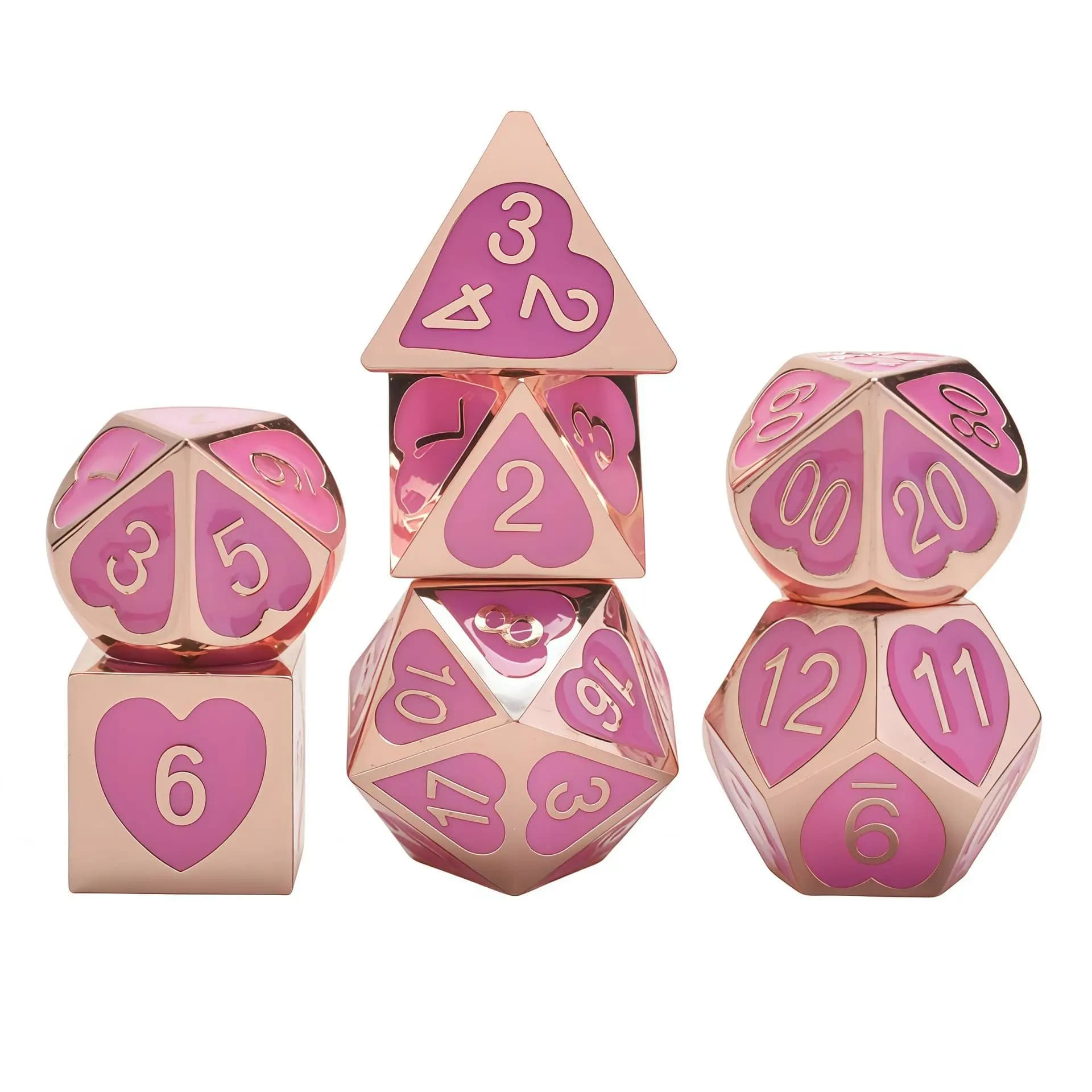 Set di dadi in metallo da 7 pezzi stile Cthulhu per giochi da tavolo DND, Dungeons and Dragons RPG, accessori per giochi di ruolo poliedrici