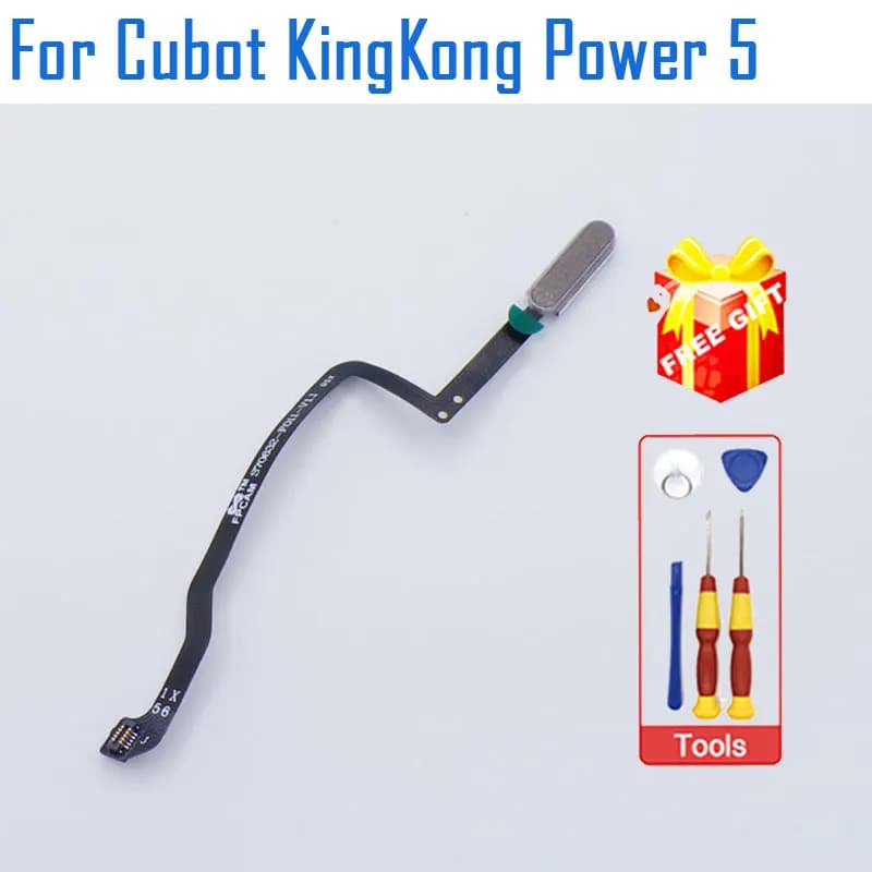Nuovo Cavo Flessibile FPC Originale con Sensore di Impronte Digitali per Cubot KINGKONG 8 Kingkong Power 5 per Smartphone Cubot KING KONG 8