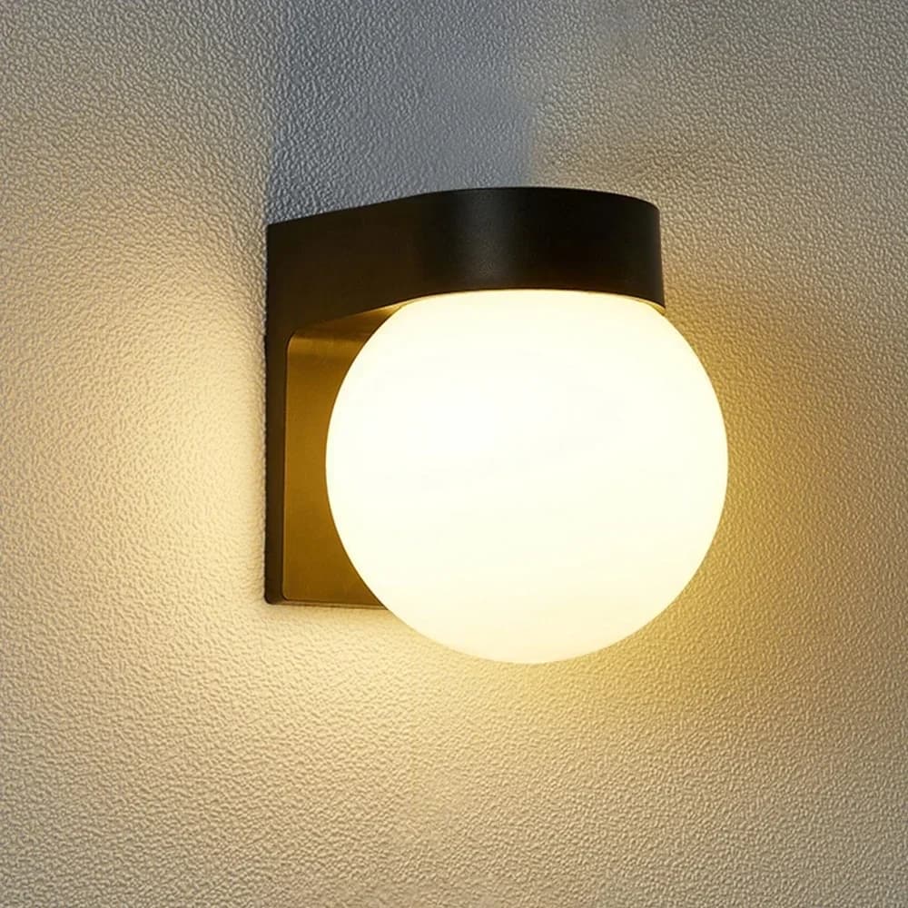 Lampada da parete per esterni a LED Impermeabile IP65 Nessun sensore radar Illuminazione a superficie Portico Luce Balcone Giardino 15W 20W 30W AC85-265V