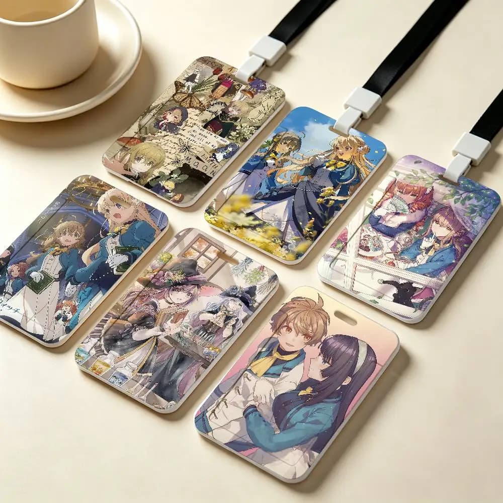 Anime S-Secrets Of The Silent Witch NFC Contactless Sliding Card Sleeve For Student Cards, Bus Cards, ID Cards, And Work Permits