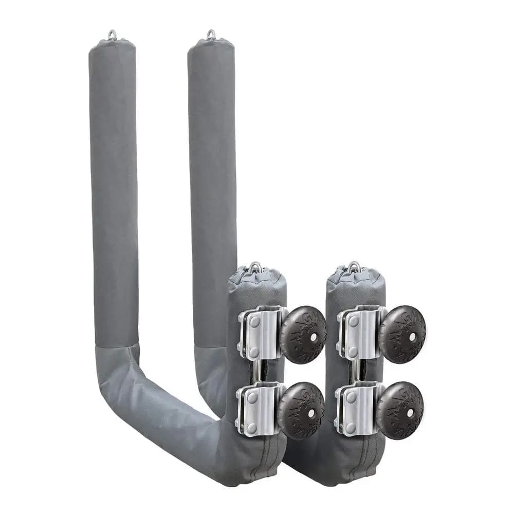 Porta Kayak e SUP R10626 in Acciaio Inox 304 per Stoccaggio di Kayak e Paddle Board, Adatto a Ringhiere Rotonde Standard, Include Imbottitura