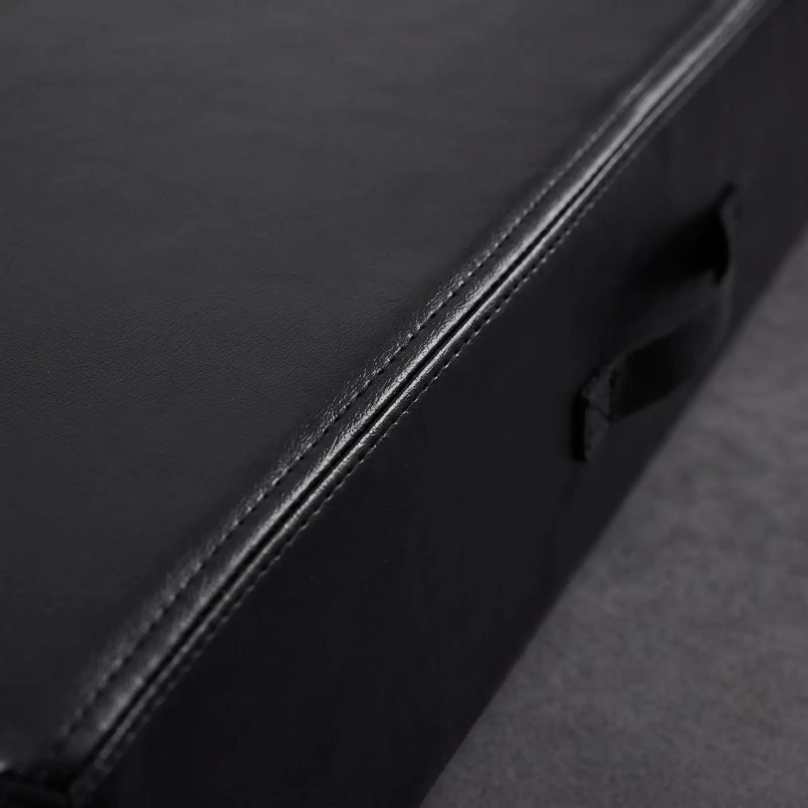 Impact Absorbing Barbell Pad for Weightlifting Noise Reduction with Portable Handle Cutout for Dumbbell Bar Equipment Storage
