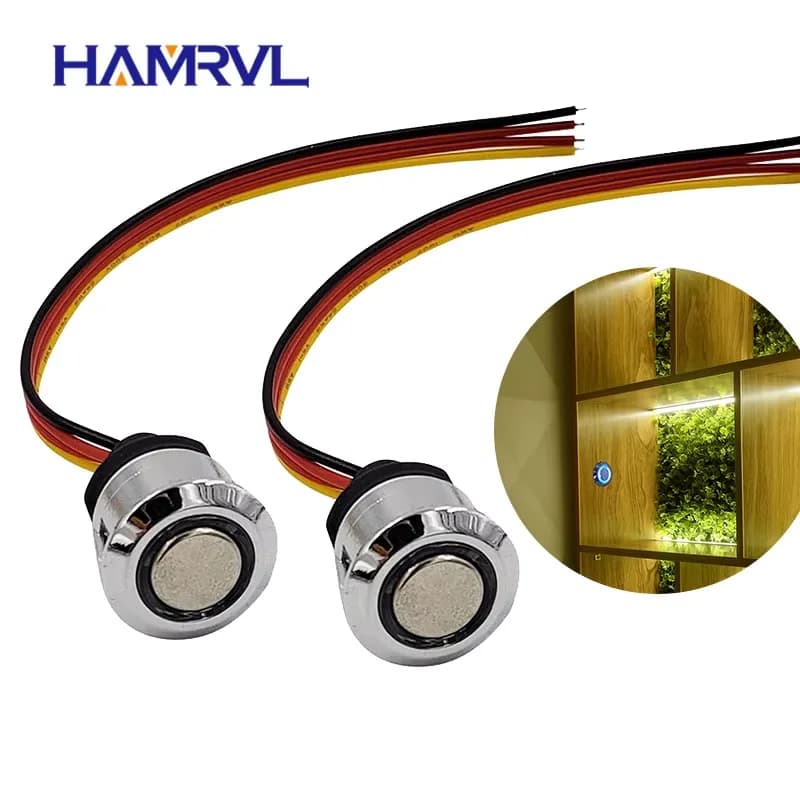 Interruttori tattili dimmer a LED per striscia LED Dimmerabile continuo Regolatore di luminosità 5V-24V Controllo pulsante dimmer luce CC