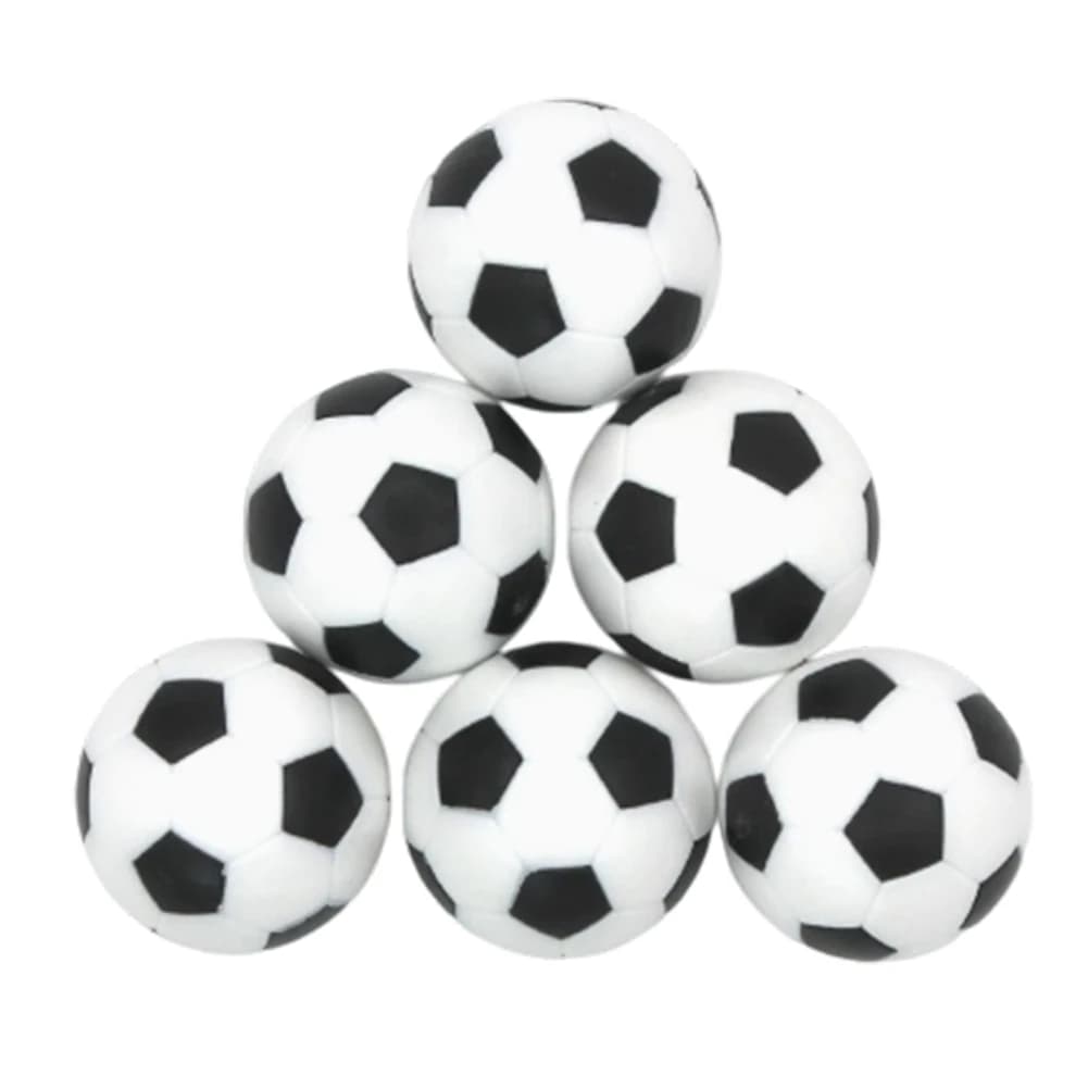 6pcs Sports Balls Table Soccer Replacement Balls For Foosball Tables For Table Football Game Accessories